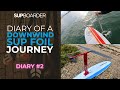 Wills downwind sup foil journey  diary  2  long vs thin and first open water downwinders