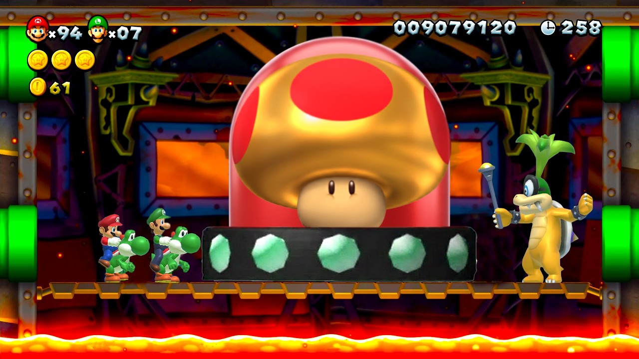New Super Mario Bros. U Deluxe (2 Player): What is even HAPPENING here?!