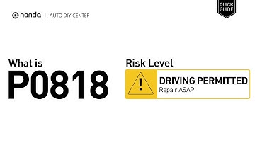 What is P0818 Engine Code [Quick Guide]