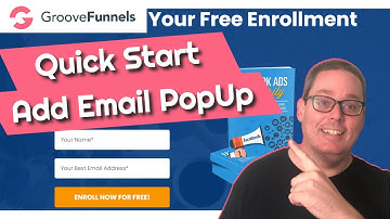 GrooveFunnels Tutorial | How to Add an Email Popup Squeeze Page with GroovePages | QUICK START GUIDE