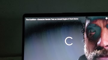 THE COALITION CHARACTER RENDER TEST ON UNREAL ENGINE 5 TECH DEMO TRAILERRR TRAILER