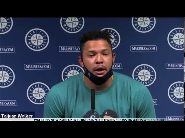 Taijuan Walker on Mariners Win 2020-08-20