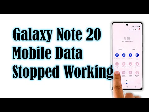 How To Fix It If Galaxy Note 20 Mobile Data Not Working After Android 11