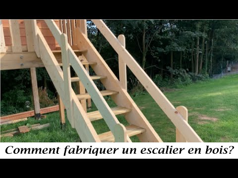 Vidéo: Fabriquer un escalier en bois de ses propres mains : dessins. Technologie de fabrication d'escaliers en bois