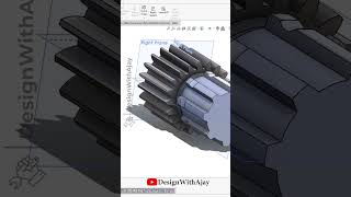 Planetary Gears Design  #newshorts #designwithajay #shorts #planetarygearbox|design  with ajay|