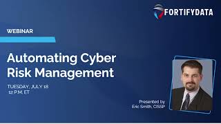 Automating Cyber Risk Management - FortifyData