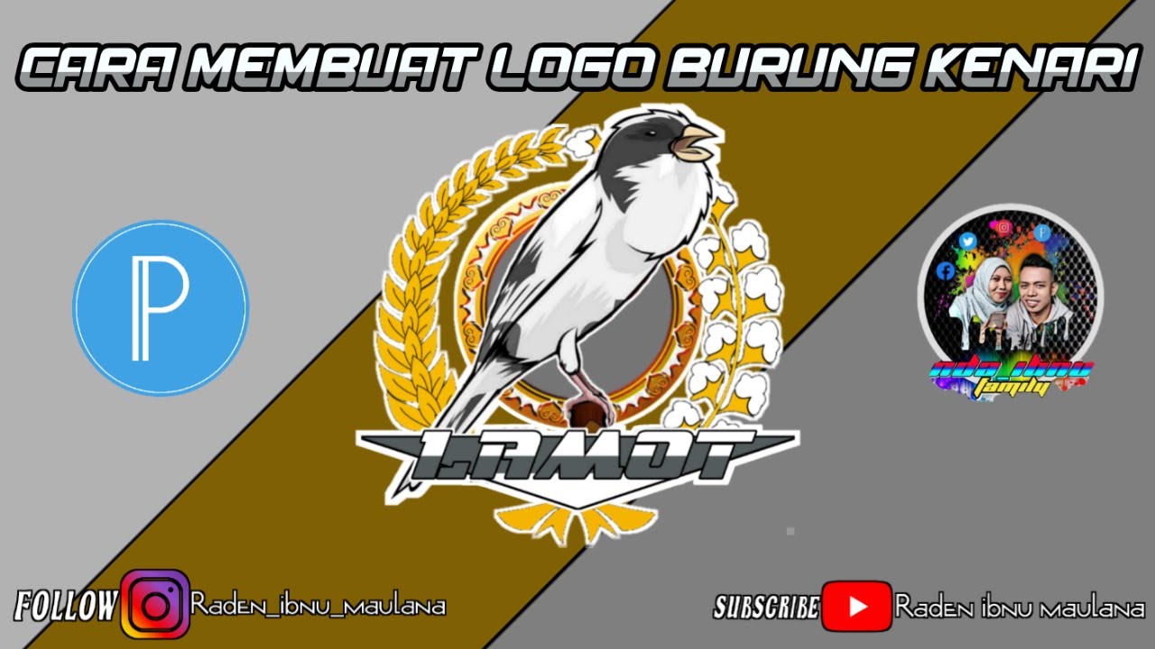 Cara Membuat Logo Burung Kenari Di Hp Android Tutorial Pixellab YouTube
