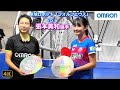 【張本美和選手 VS. AI卓球ロボット】OMRON フォルフェウス (FORPHEUS)第９世代 [SEMICON JAPAN] 2024.12.13 ＠東京ビッグサイト