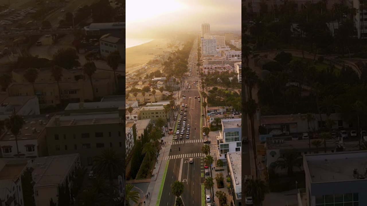 Ocean Ave in Santa Monica, CA
