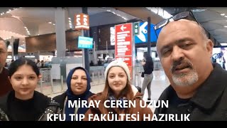 MİRAY CEREN UZUN KAZAN FEDERAL TIP FAKÜLTESİ HAZIRLIK ÖGRENCİMİZİ YÜZYÜZE EGİTİM İÇİN KAZANA UÇTU