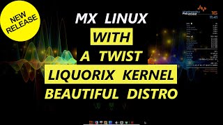 MX Linux With A Twist | AV Linux | Liquorix Kernel | Beautiful Distro