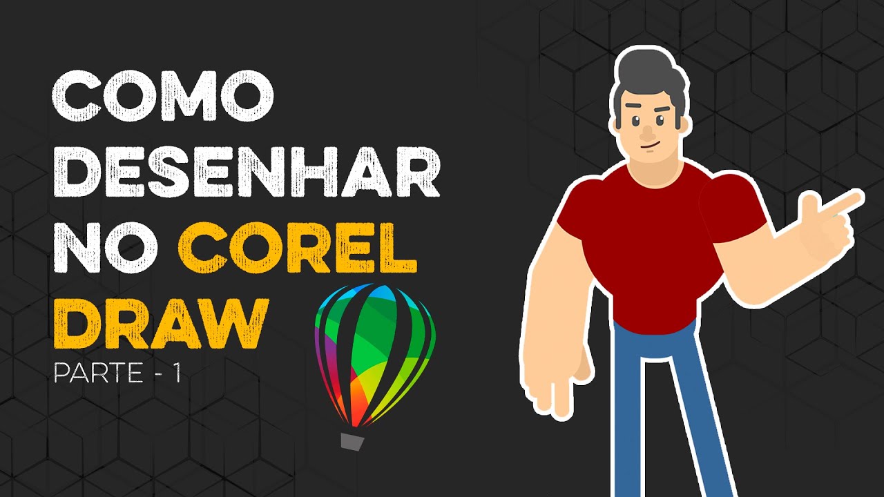 Como fazer desenho vetorial no corel draw - YouTube