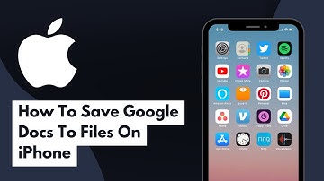 How To Save Google Docs To Files On iPhone (Full Guide)