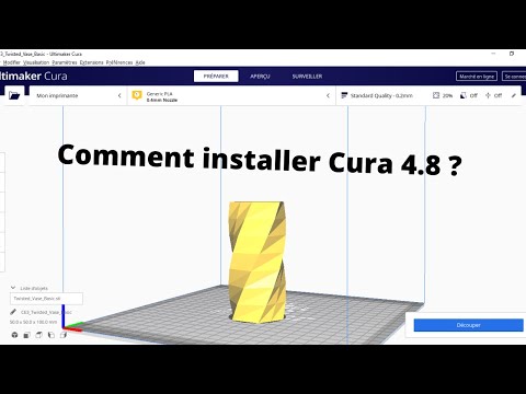 Tuto: comment installer et paramétrer Cura 4.8 ?