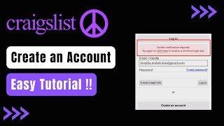 How To Create A Craigslist Account - Sign Up Craigslist.org !