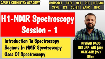 Introduction to Spectroscopy Part 1