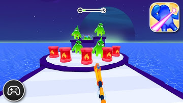 Blob Shooter 3D - Gameplay Walkthrough Part 19 - Survival Game Levels 102-107 (iOS, Android)