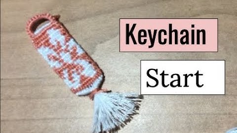 Alpha Keychain Start Tutorial  ll Friendship Bracelets