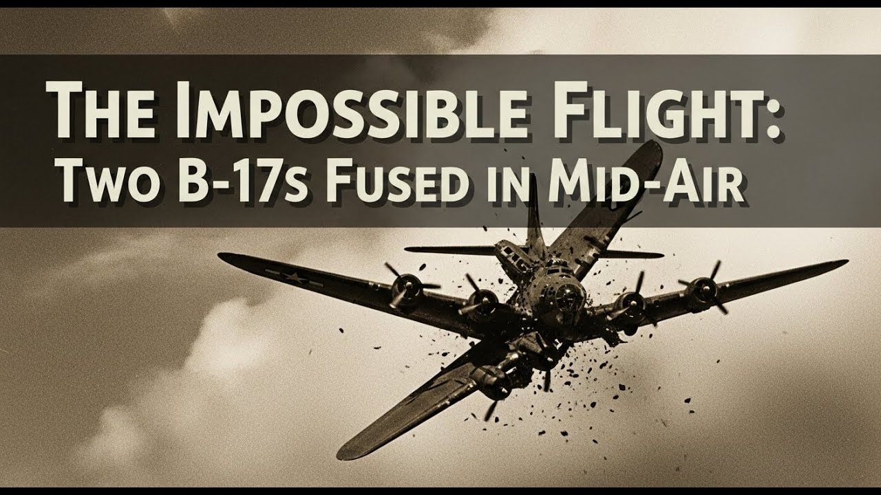 WW2 - The Impossible Flight Two B 17s Fused in Mid-Air