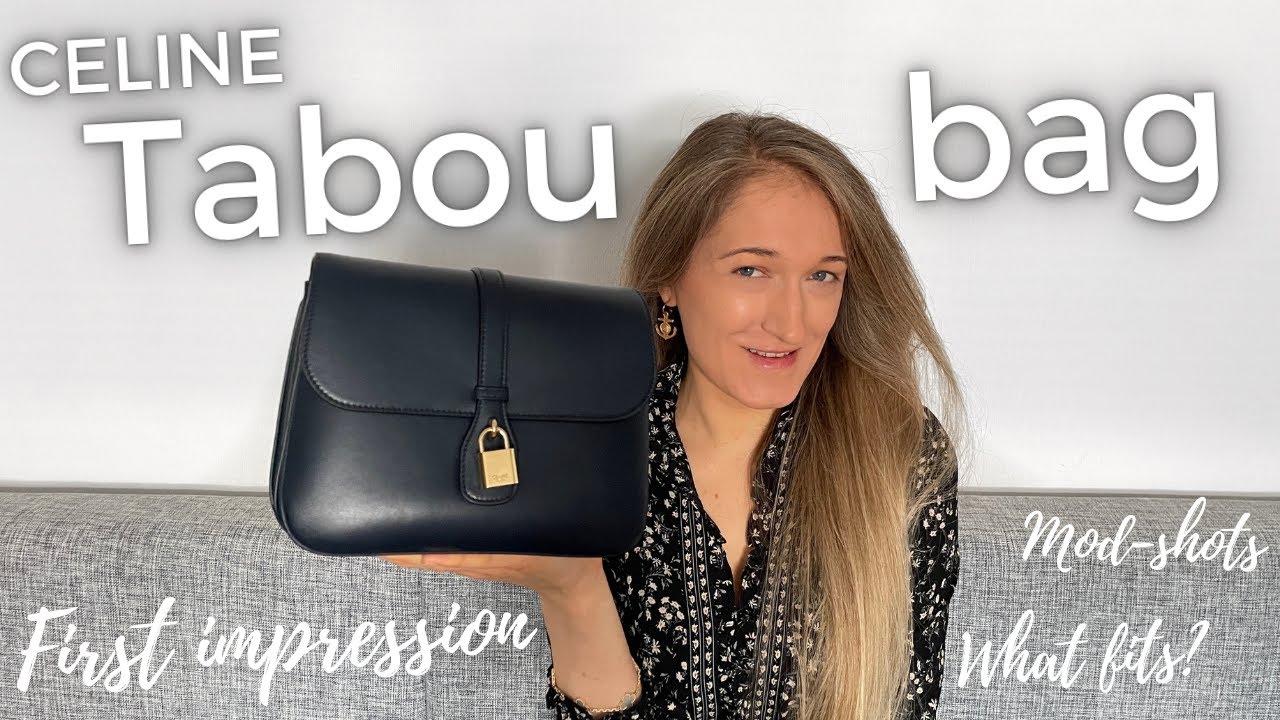 All about the CELINE TABOU BAG - What fits, first impression, mod