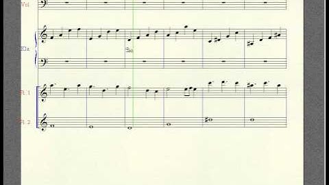 Finale Notepad original composition - First light of the day