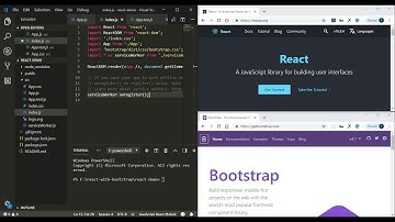How to import bootstrap in reactjs - Urdu | Hindi