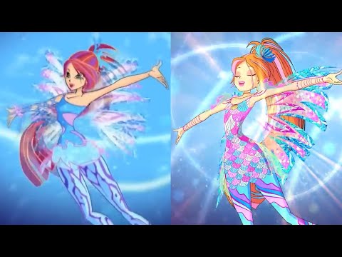 SIRENIX TRANSFORMATION SEASON 5 VS SEASON 8 COMPARISON | WINX CLUB - SEASON 5 VS SEASON 8