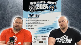 Yllättääkö Severi Allonen? | Suomen Vahvin 2024 Karsinta | Porin Vahvin Mies