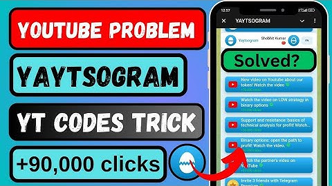 Yaytsogram YouTube Videos code yaytsogram code Youtube Task complete kaise kare
