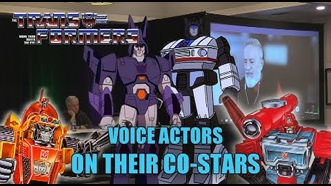 Transformers G1 Scatman Crothers, Roger C Carmel, Wally Burr discussed w/ Paul Eiding & Jerry Houser