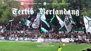 Tertib Bertandang saat laga PSS Sleman vs Persinga Ngawi - Brigata Crurva Sud