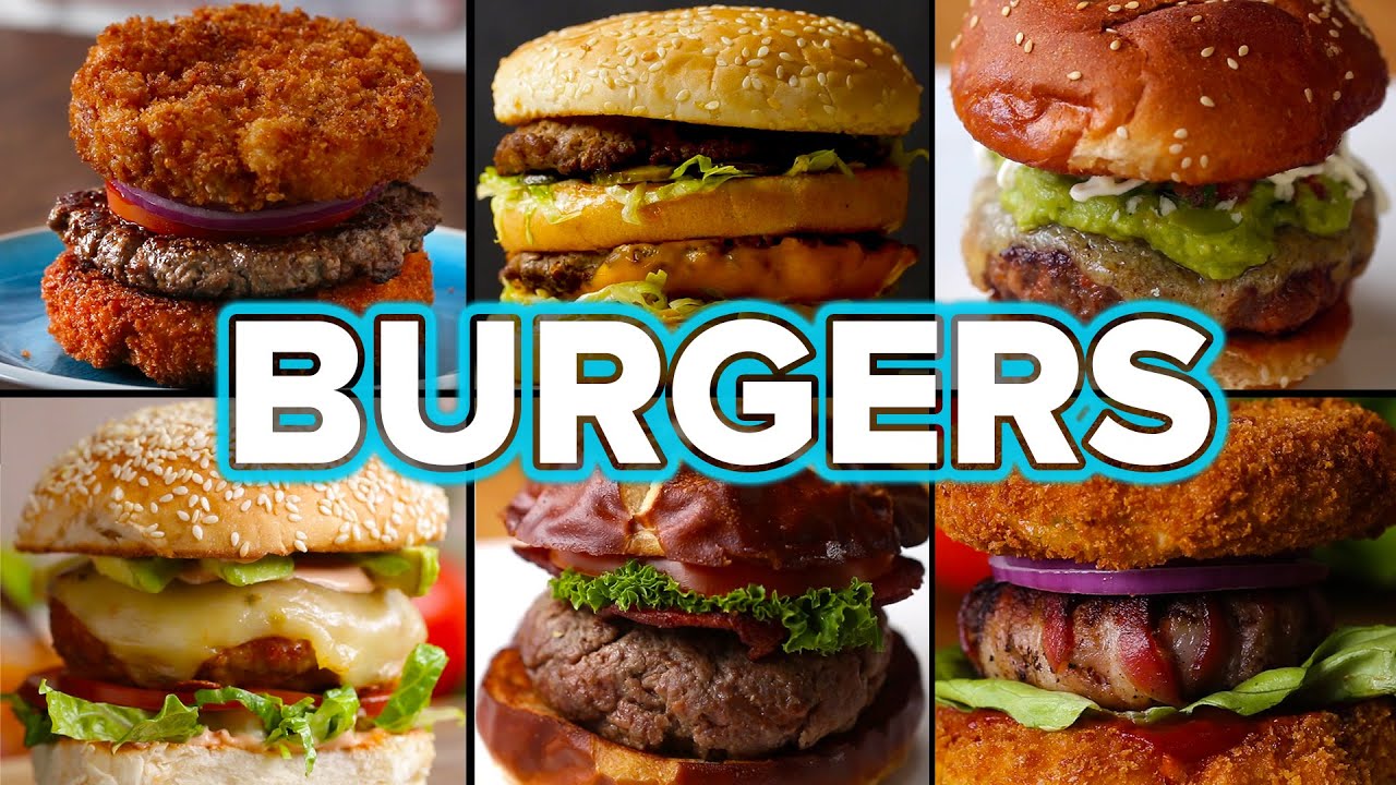 6 Mouth-Watering Burger Recipes | Tasty