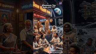 நிலாவுல Tea கடையா??? #GalaxyThamizhan #moon #space #galaxy #aivideo #imagination #tea