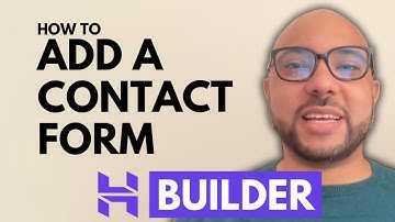 How to Add a Contact Form in Hostinger Website Builder