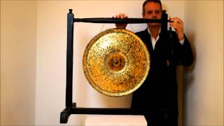Gilded, Lacquered Gong, Thailand