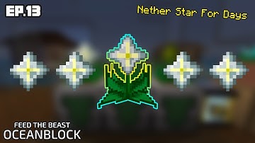 FTB Oceanblock [Ep.13] Nether Star for days!