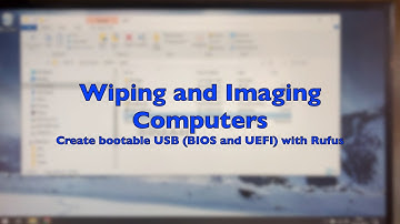 Part8 Wiping and Imaging Computers. Create bootable USB (BIOS and UEFI) using Grub