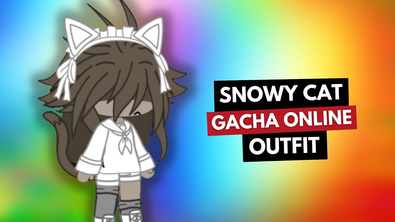 Snowy CAT Girl 🤩 Gacha Online Outfit Tutorial
