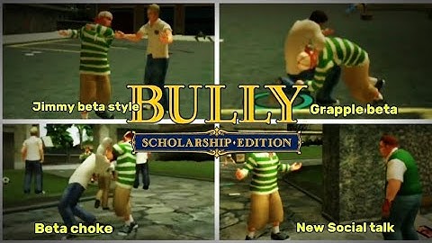 Bully AE mod - Beta Jimmy Fighting Style