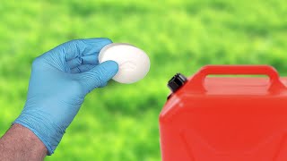Just Mix Gasoline with Soap and you'll be amazed !!! Practical invention
