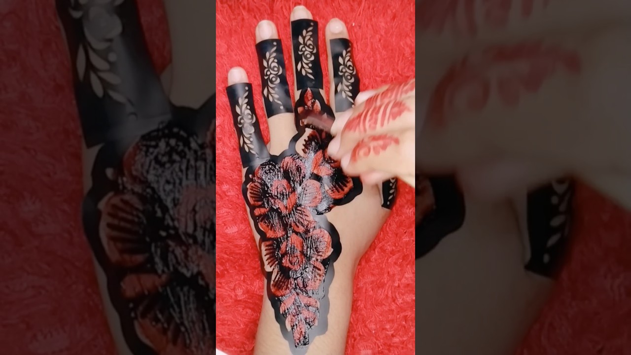 beautiful mehndi sticker design #2023