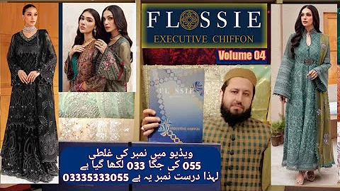 FLOSSIE Exective Vol= 04 Chiffon Collection @M.Y.K...