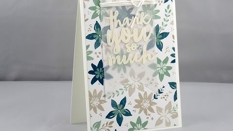 Heat Embossing on Vellum