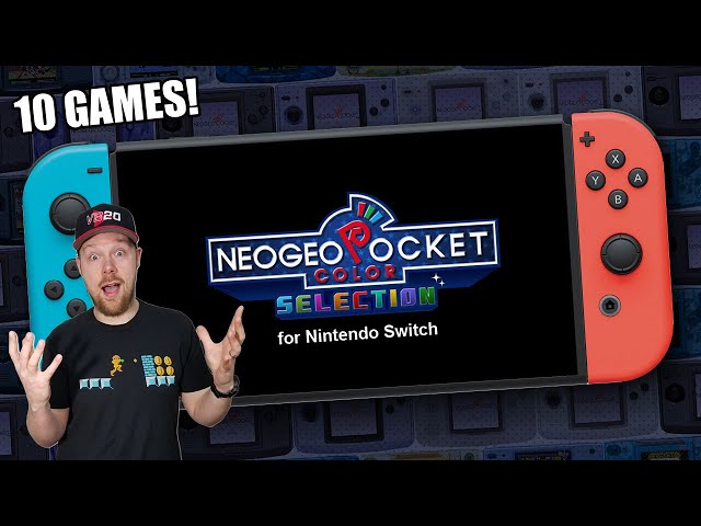Nintendo Switch NEOGEO POCKET COLOR SELECTION 1&2 NeoGeo Pocket Color Selection Vol 1 Classic Edition Switch Limited