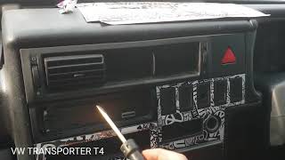 How to remove centre vent on vw t4 screenshot 5