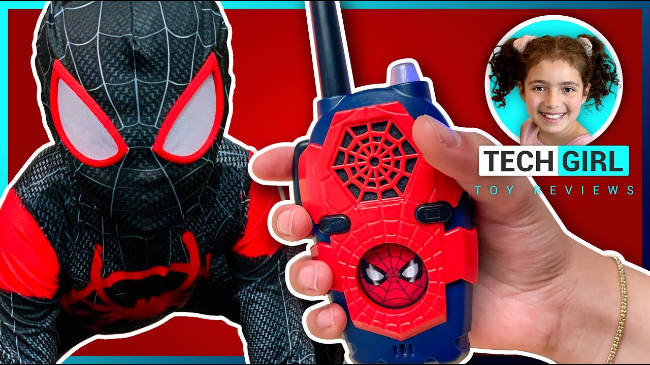  eKids Spidey and His Amazing Friends Toy Walkie Talkies for  Kids, Indoor and Outdoor Toys for Kids and Fans of Spiderman Toys for Boys  : Toys & Games