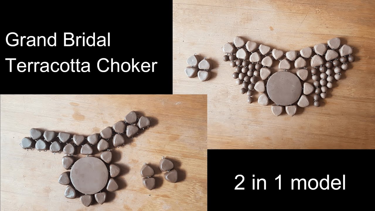 Terracottajewellerymaking How To Make Grand Bridal Choker Set terracottajewellerymaking-how-to-make-grand-bridal-choker-set