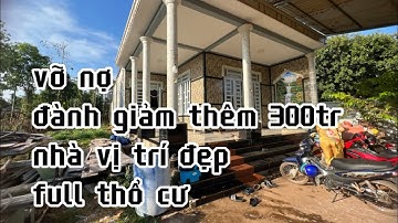 vỡ nợ nên a vũ đành giảm giá để bán nhanh căn nhà đẹp full thổ cư ở châu đức bà rịa vũng tàu giá rẻ