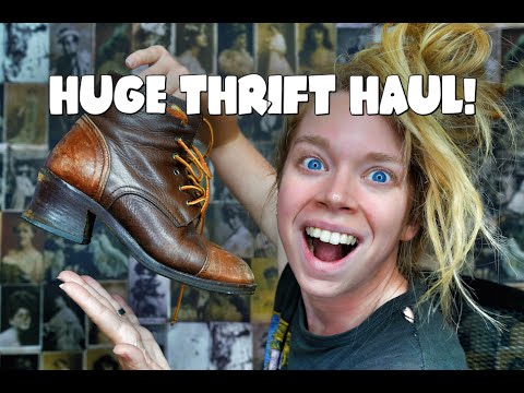 LARGE AMAZING THRIFT HAUL! DESIGNER CLOTHES!