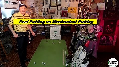 How To Stabilize Your Putting Stroke With DynAlign - "Feel" Putting v Mechanical Putting